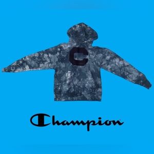 Champion - Blue Tye Dye Hoodie / Unisex